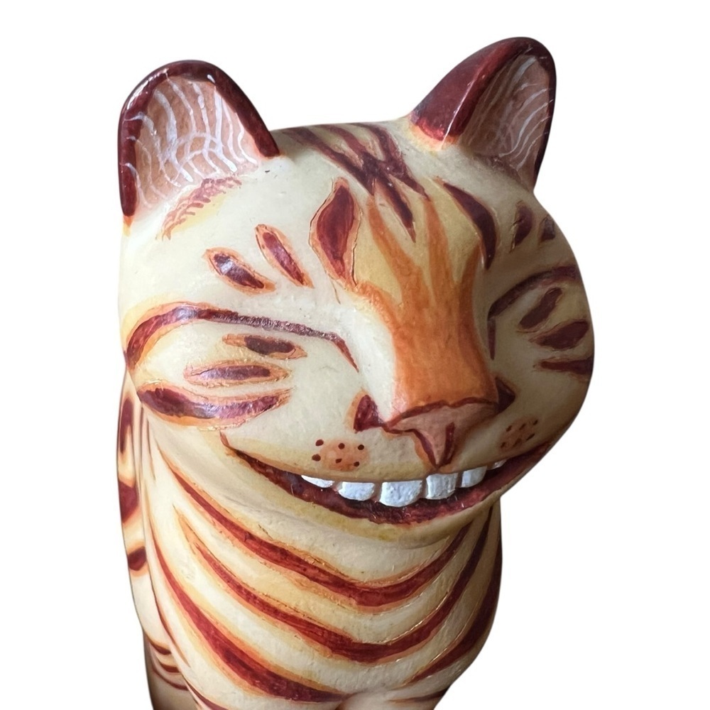 Tyber Katz VTG 98 Cheshire Cat Sphinx Trinket Box Limited Ed. Numbered 611/2500 - Picture 9 of 11